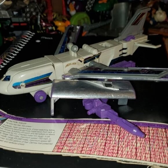 Vintage Transformers G1 Triple Changer Octane with File Card - Picture 3 of 3